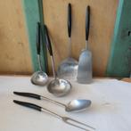 Lepelrek keuken 6 lepel spaan vintage retro SET PRIJS, Ophalen of Verzenden, Huis en Inrichting