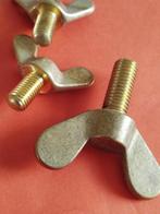 p.st messing vleugelschroef- vleugelbout m 10 woonboot sloep, N, N, Nieuw, Ophalen of Verzenden