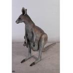 Kangaroo with Joey – Kangoeroe beeld Hoogte 125 cm, Nieuw, Ophalen