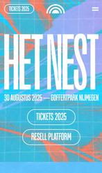 Het Nest Festival, Tickets en Kaartjes, Eén persoon