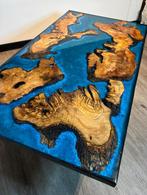 Epoxy Salontafel - Olijfhout Rivertable, Antiek en Kunst, Ophalen