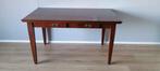 kersenhouten tafel.rood/bruin, Ophalen, Gebruikt, 100 tot 150 cm, 25 tot 50 cm