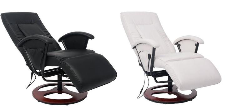 Shiatsu Massagestoel / Relaxstoel TV-Stoel 14 Massagepunten, Huis en Inrichting, Fauteuils, Nieuw, Hout, Metaal, 50 tot 75 cm