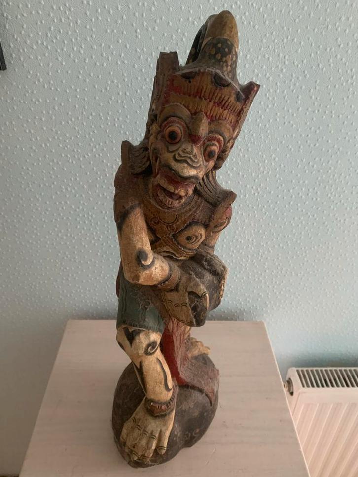Antieke Balinese Tempelwachter. Hanuman Geen Kris/Keris, Antiek en Kunst, Kunst | Niet-Westerse kunst, Ophalen of Verzenden