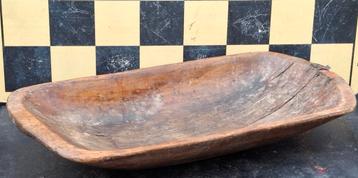 Deegkneedtrog.  Hout. Ca 1800/1850.   49/23/8.5 cm. beschikbaar voor biedingen