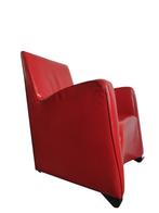 Fantastische Wittmann Duke fauteuil design Hannes Wettstein, Gebruikt, Leer, 75 tot 100 cm, 50 tot 75 cm