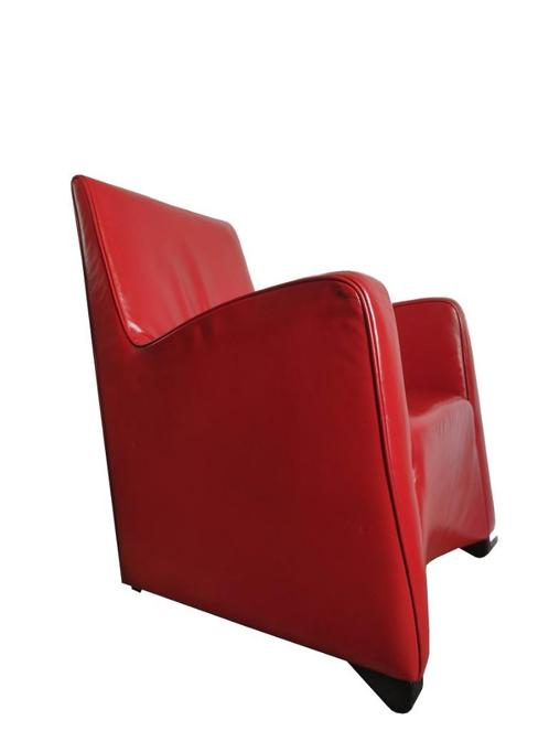 Fantastische Wittmann Duke fauteuil design Hannes Wettstein, Huis en Inrichting, Fauteuils, Gebruikt, Leer, 50 tot 75 cm, 75 tot 100 cm