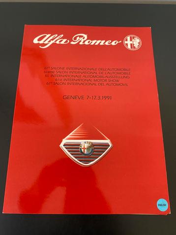 Alfa Romeo Persinformatie Genève 1991 beschikbaar voor biedingen