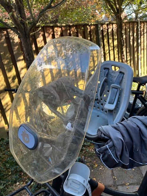 Yepp Mini voorzitje met windscherm, Fietsen en Brommers, Fietsaccessoires | Fietsstoeltjes, Zo goed als nieuw, Ophalen