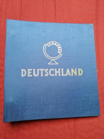 Schaubek Album Duitsland (leeg) met reserve zwarte vensters beschikbaar voor biedingen