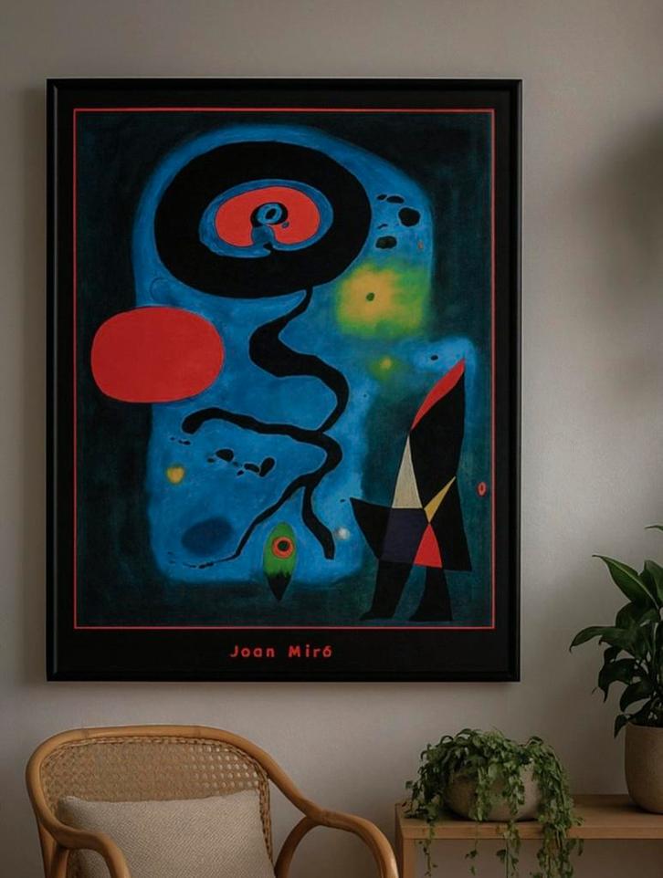 Joan Miró Schilderij Phillips collection, Antiek en Kunst, Kunst | Schilderijen | Abstract, Ophalen of Verzenden