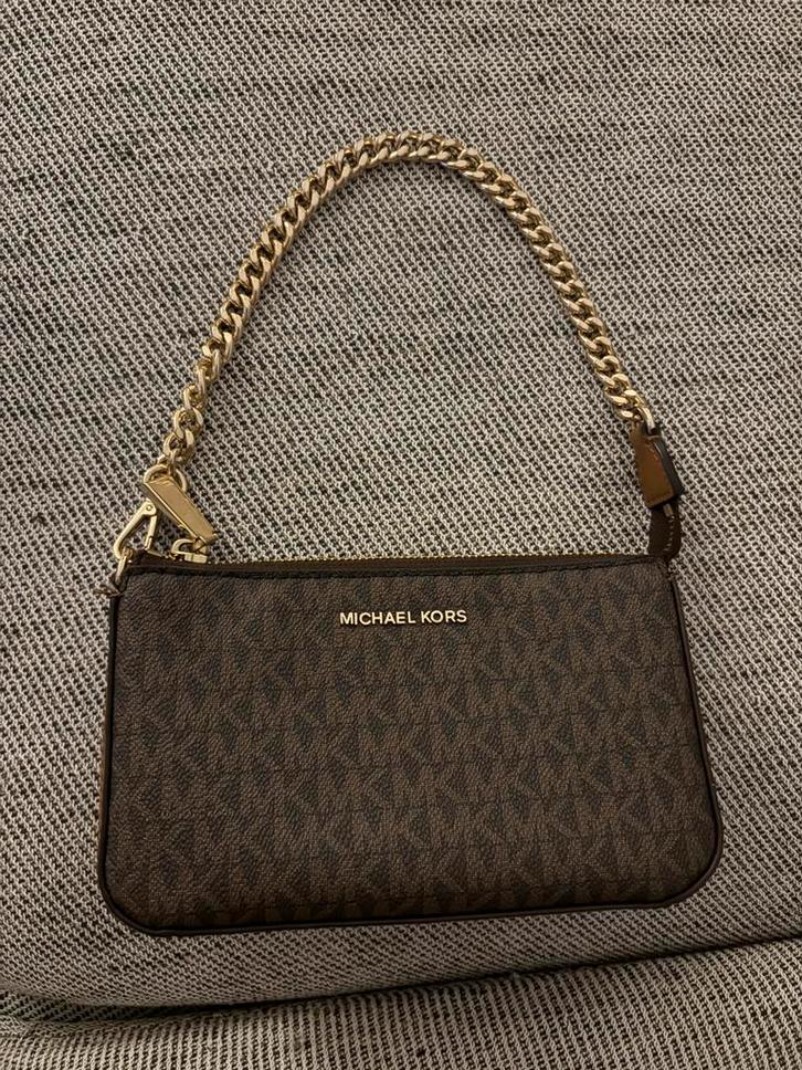 Micheal Kors Tasje - Goede Staat!, Sieraden, Tassen en Uiterlijk, Tassen | Damestassen, Zo goed als nieuw, Schoudertasje, Bruin
