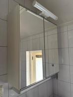 Te koop; zgan badkamerkastje met spiegeldeuren, Huis en Inrichting, Badkamer | Badkamermeubels, Ophalen, Spiegelkast, 50 tot 100 cm