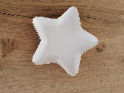Witte ster porseleinen schaaltje, Diversen, Kerst, Zo goed als nieuw, Ophalen of Verzenden