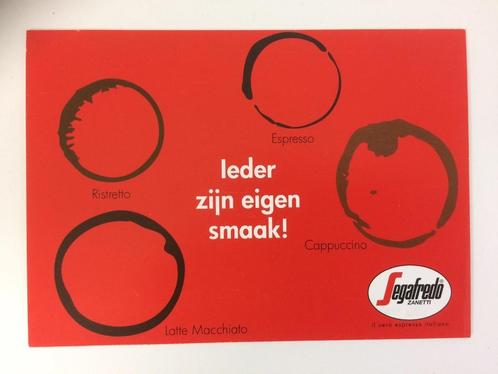 Segafredo Zanetti - il vero espresso italiano - ansichtkaart, Verzamelen, Merken en Reclamevoorwerpen, Nieuw, Overige typen, Ophalen of Verzenden