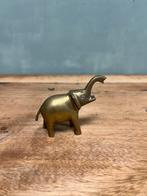 Vintage messing olifantje beeldje 1970, Ophalen of Verzenden
