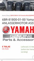 Nieuwe Yamaha startmotor , f150 f200 f225 f250 , origineel, Nieuw, Ophalen of Verzenden, Motor en Techniek