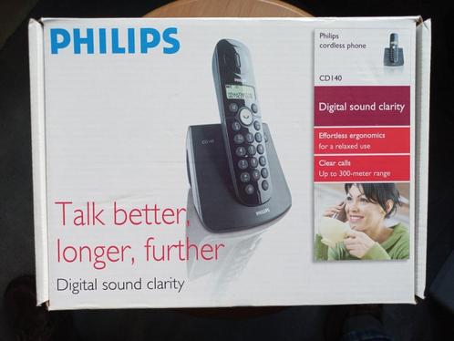 Telefoon Philips CD 140, Telecommunicatie, Mobiele telefoons | Apple iPhone, Zo goed als nieuw, 64 GB, Zwart, Ophalen