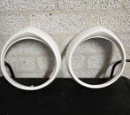 Peugeot 404 Koplampringen - Wit, spuitklaar, Ophalen of Verzenden, Gebruikt, Oldtimer onderdelen