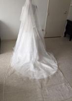 Crème 4 meter lange Sluier, van luxe tullen!, Verzenden, Nieuw, Overige kleuren, Accessoires