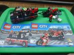 Lego 60084 Racemotor transport, Ophalen of Verzenden, Zo goed als nieuw, Complete set, Lego