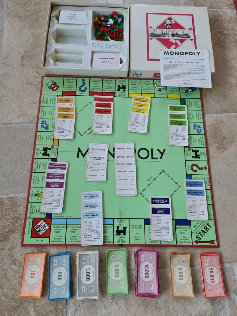 Monopoly, nog in guldens, Hobby en Vrije tijd, Gezelschapsspellen | Bordspellen, Ophalen of Verzenden, Gebruikt