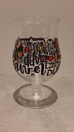 Duvel glas Denis Meyers, Ophalen of Verzenden, Zo goed als nieuw, Glas of Glazen, Duvel