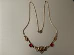 Antieke Jugendstil collier, ketting, ca. 1910, doublé goud, Verzenden, Overige materialen, Ketting, Verguld