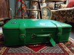 Prachtige grote retro vintage reiskoffer / koffer !!!, Groen, 60 tot 80 cm, 55 tot 75 cm, Ophalen of Verzenden