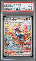 Greninja 214 PSA 9 (cheapest), Hobby en Vrije tijd, Verzamelkaartspellen | Pokémon, Ophalen of Verzenden, Zo goed als nieuw