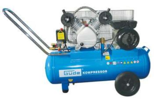 V-snaar compressor 230V 2cylinder 3 Pk zuigvermogen 435 l/m, Doe-het-zelf en Verbouw, Compressors, Nieuw, 10 bar of meer, 25 tot 100 liter