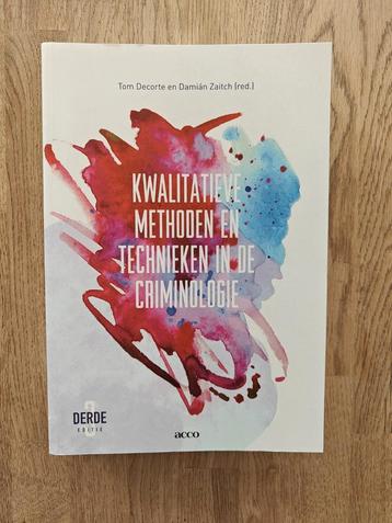 Kwalitatieve methoden en technieken in de criminologie beschikbaar voor biedingen