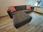 3 zits bank Ikea Landskrona met hocker, Ophalen, Gebruikt, Stof