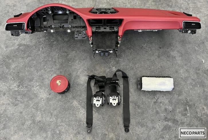 PORSCHE 991 911 AIRBAG AIRBAGSET ALLE AIRBAGS LEVERBAAR, Auto-onderdelen, Dashboard en Schakelaars, Porsche, Gebruikt, Ophalen of Verzenden