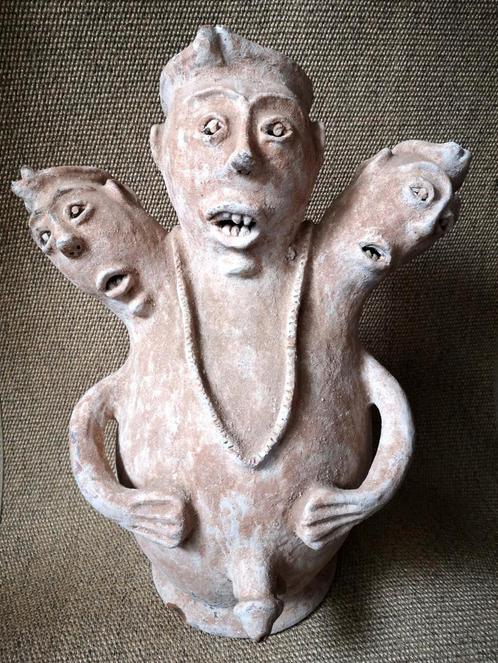 Grote terracotta voodoo fetish beeld van Densu, Antiek en Kunst, Kunst | Niet-Westerse kunst, Ophalen