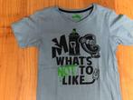 MTC / SHOEBY leuk lichtblauw t-shirt met opdruk van tekst, Gebruikt, Ophalen of Verzenden, Shirt of Longsleeve, Jongen