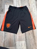 KNVB Korte Broek Zwart/Oranje - Maat L, Maat 52/54 (L), Zwart, Nike, Ophalen of Verzenden