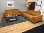 Nette Cognac 2-Zits Banken- Gratis Bezorgd, 75 tot 100 cm, Ophalen of Verzenden, Zo goed als nieuw, Noordkade 68A