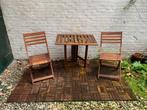 IKEA Askholmen outdoor table set, Tuin en Terras, Tuinsets en Loungesets, Ophalen, Zo goed als nieuw, 2 zitplaatsen