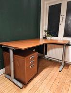 Hoekbureau met trolley, Huis en Inrichting, Bureaus, Ophalen of Verzenden, Gebruikt, Bureau