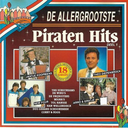 De Allergrootste Piratenhits, Cd's en Dvd's, Cd's | Nederlandstalig, Zo goed als nieuw, Levenslied of Smartlap, Ophalen of Verzenden