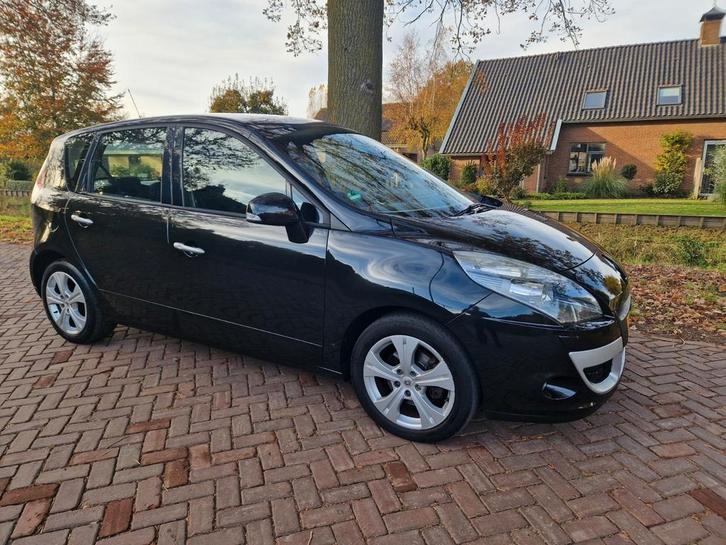 Zeer nette Renault Scénic 1.4 TCE 96KW 2009 Zwart, Auto's, Renault, Bedrijf, Scénic, ABS, Airbags, Airconditioning, Bluetooth