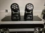 Movingheads Wash incl. case, Muziek en Instrumenten, Licht en Laser, Ophalen, Zo goed als nieuw, Licht, Kleur