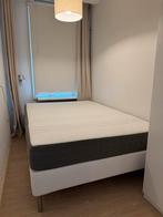 IKEA Espevar Matrasbodem 140x200 + Bjorli poten, Gebruikt, Wit, Twijfelaar, 200 cm