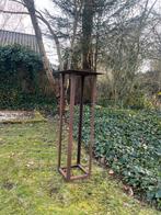 Cortenstaal sokkels - 3 stuks - 124 cm hoog, Tuin en Terras, Tuinstekers, Ophalen, Gebruikt