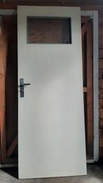 Oude binnendeur / toiletdeur / bijkeukendeur, Glas, Ophalen, Binnendeur