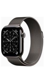 Slate Titanium Apple Watch 11 cellular 42mm, Apple Watch ⌚️, Zwart, IOS, Ophalen of Verzenden