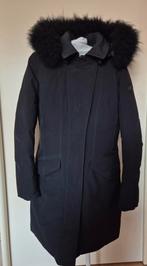 Woolrich Parka Winterjas - Middellang Model, Zwart, Ophalen of Verzenden, Woolrich, Maat 36 (S)