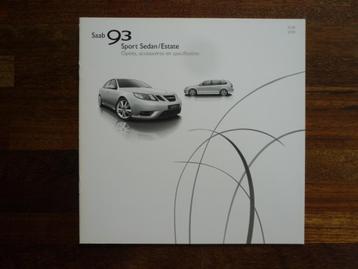 Saab 9-3 Opties, accessoires en specificaties (2009) beschikbaar voor biedingen