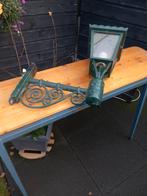 Buiten lantaarn kleur groen, Ophalen, Gebruikt, Wandlamp, Netvoeding